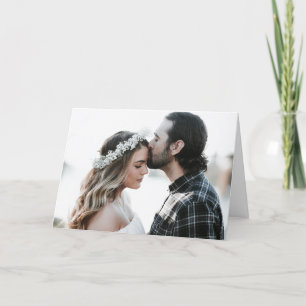 Personalised Photo Blank Greeting Card