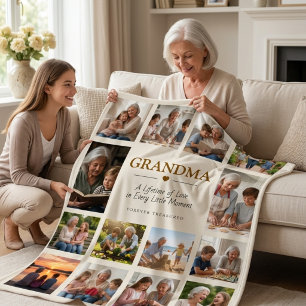 Personalised Photo Blankets for Grandma
