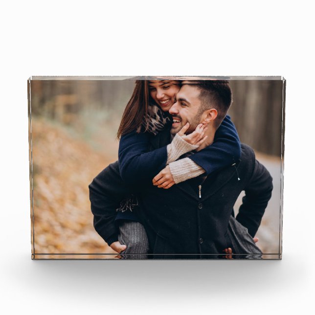 Personalised Photo Block Acrylic Glass Photo BlocK (Front)