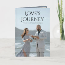 Personalised Photo Book-themed Wedding Invitation 