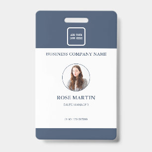 Personalised Photo Business Employee Staff ID Badge