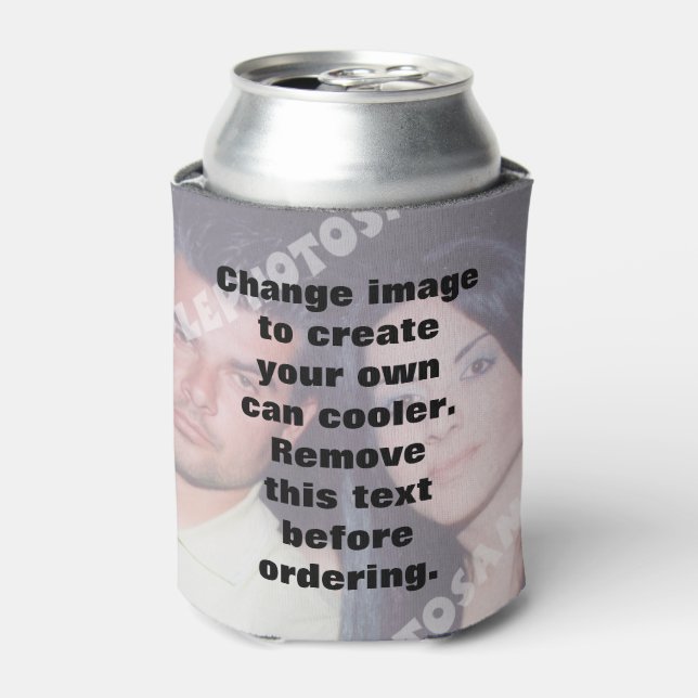 Personalised photo can cooler. Make your own! Can Cooler (Can Front)