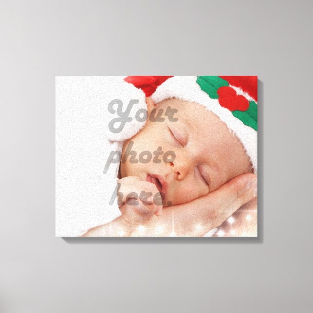 Personalised photo canvas print (Front)