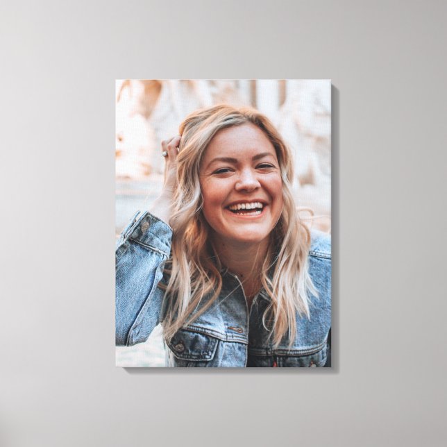 Personalised Photo Canvas Print (Front)