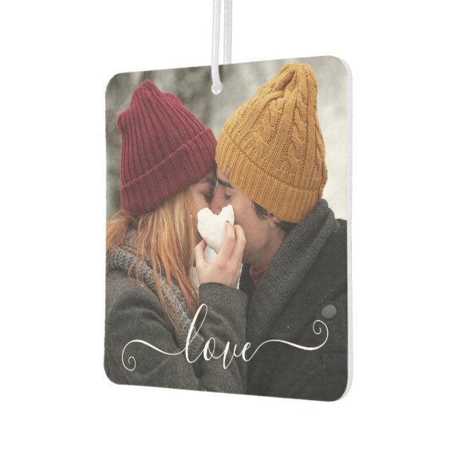 Personalised Photo Car Car Air Freshener (Left)