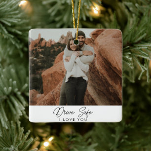 Personalised Photo Car Ornament Hanging Car