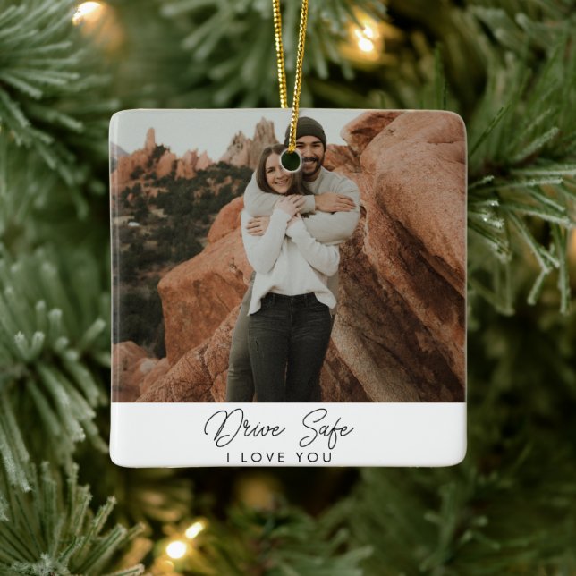 Personalised Photo Car Ornament Hanging Car (Tree)