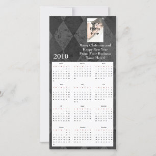 Personalised Photo Card Calendar