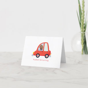 Personalised Photo Cars Folded Note Cards