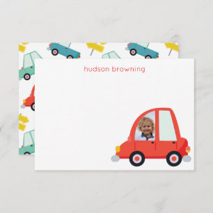 Personalised Photo Cars Note Cards