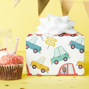 Personalised Photo Cars Wrapping Paper