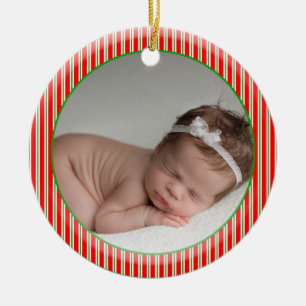 Personalised Photo Ceramic Tree Decoration