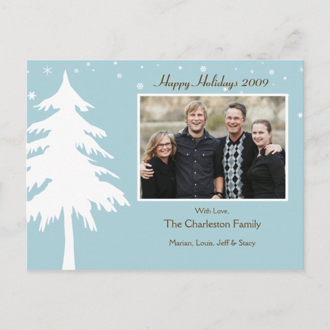 Personalised Photo Christmas Card (Front)