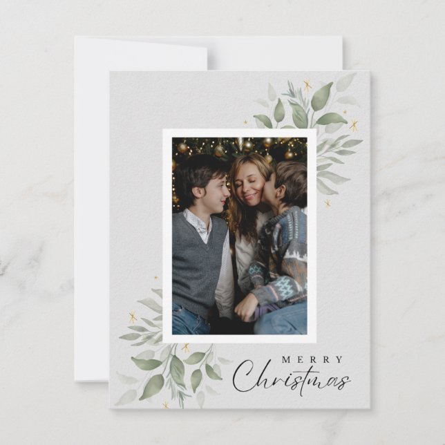 Personalised Photo Christmas Card (Front)