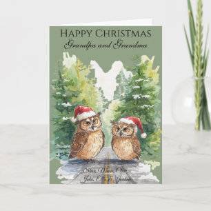 Personalised Photo Christmas Card for Grandparents