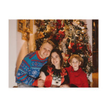 Personalised Photo Christmas Card - Holiday Gift