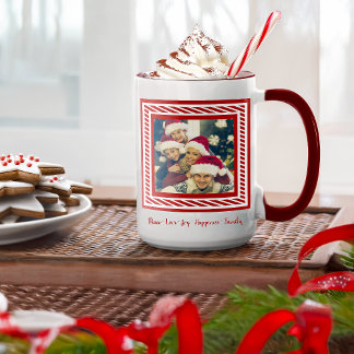 Personalised Photo Christmas Mug