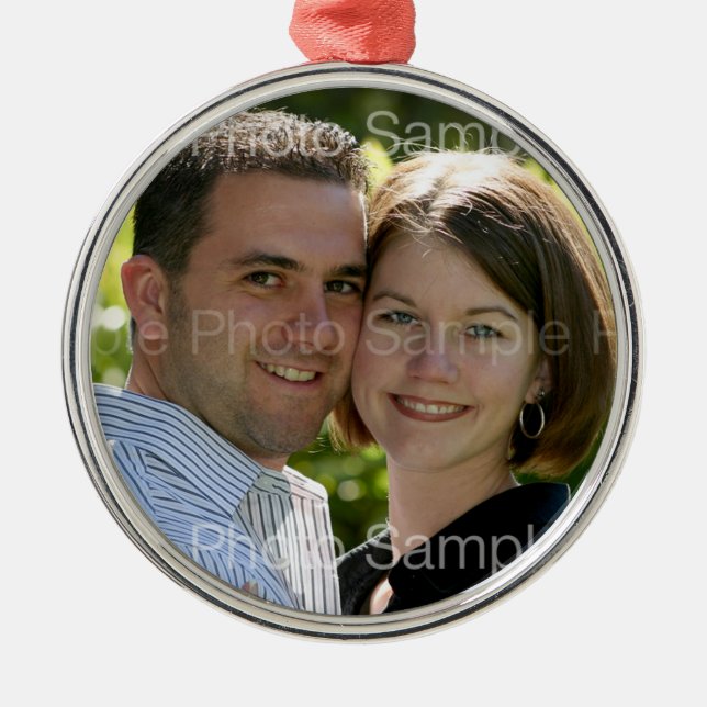 Personalised Photo Christmas Ornament (Front)