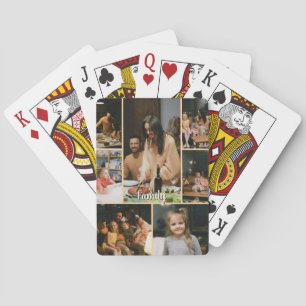 Personalised Photo Cllage Playing Cards