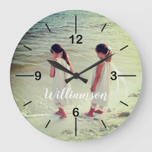 Personalised Photo Clock with Photo Filter Effect