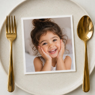 Personalised Photo Cocktail Napkins | Custom Party