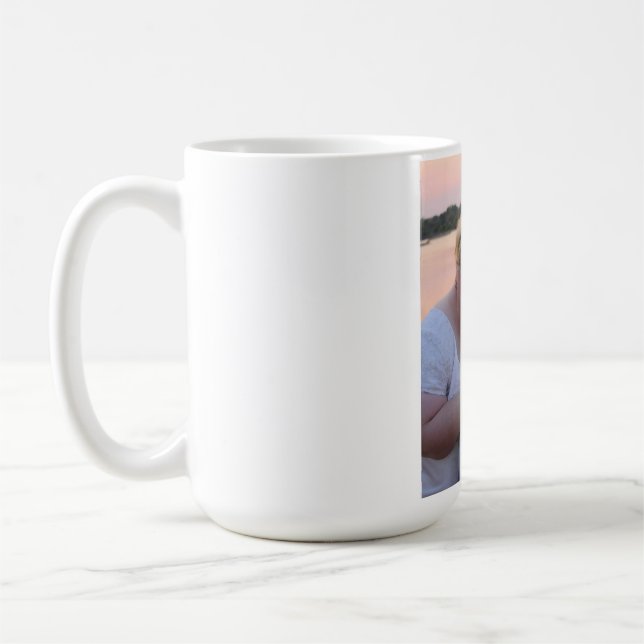 Personalised photo coffee mug (Left)