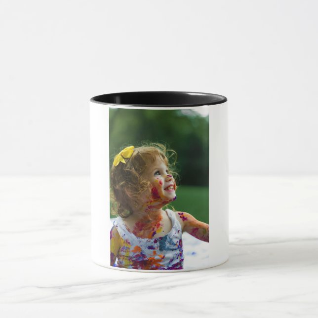 Personalised Photo Coffee Mug – Custom Ceramic Cup (Center)