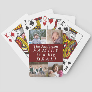 Personalised Photo Colage Playing Cards