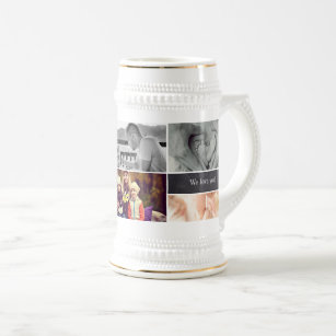 Personalised, Photo collage Beer Stein