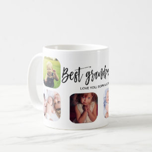 Personalised Photo Collage Best Grandpa gift Coffee Mug