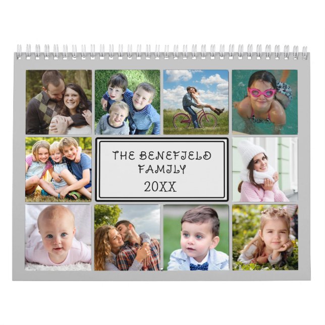 Personalised Photo Collage Calendar (Cover)
