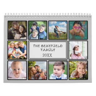 Personalised Photo Collage Calendar