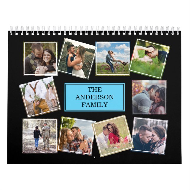 Personalised Photo Collage Calendar (Cover)