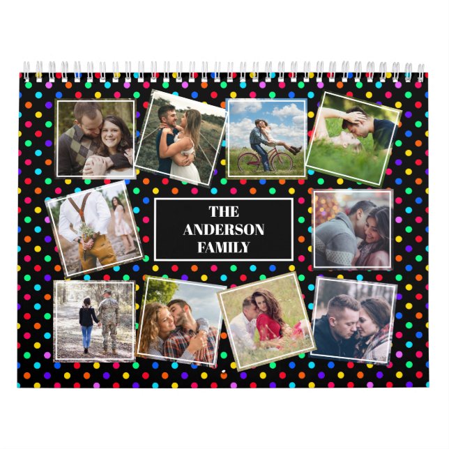 Personalised Photo Collage Calendar (Cover)