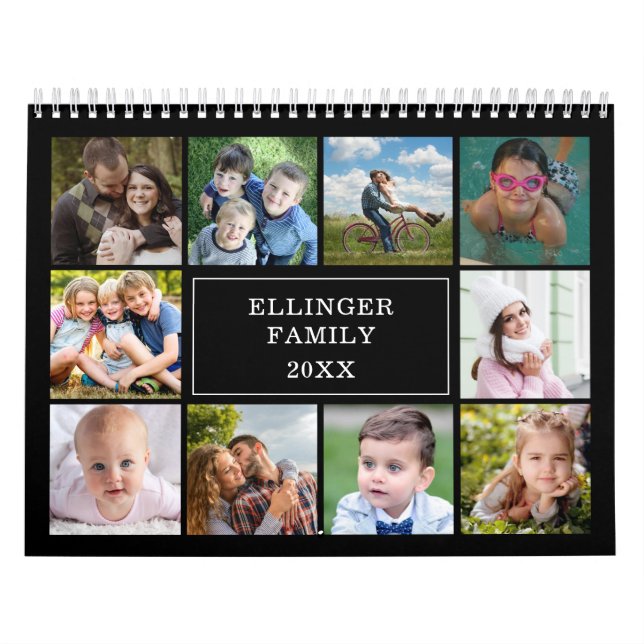 Personalised Photo Collage Calendar (Cover)