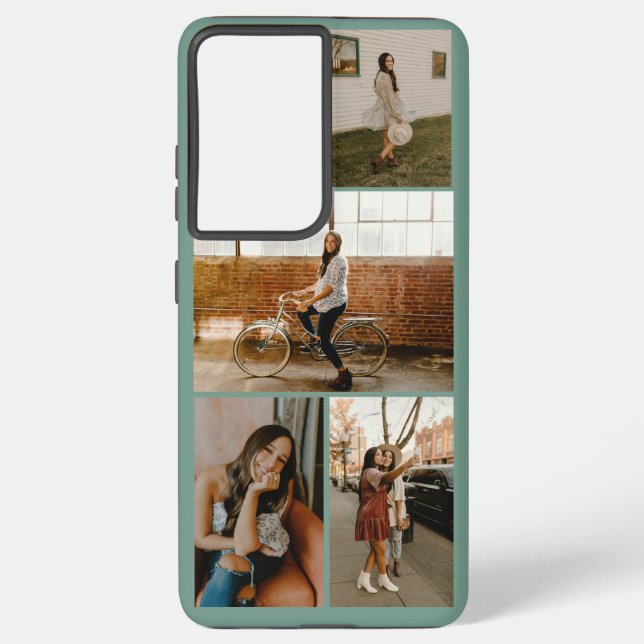 Personalised Photo Collage Custom  Samsung Galaxy S21+ Case (Back)