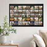 Personalised Photo Collage Faux Canvas Print<br><div class="desc">Create Your Own Personalised Photo Collage Faux Canvas Print</div>