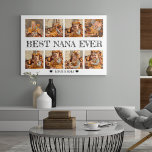 Personalised Photo Collage Gift Best Nana Ever Acrylic Print<br><div class="desc">Nana is the best grandma ever! She always puts a smile on everyone's face, and this personalised photo collage gift is the perfect way to show her how much you appreciate her. This minimalistic nana photo collage is perfect for anyone who loves taking photos and wants to create a unique...</div>