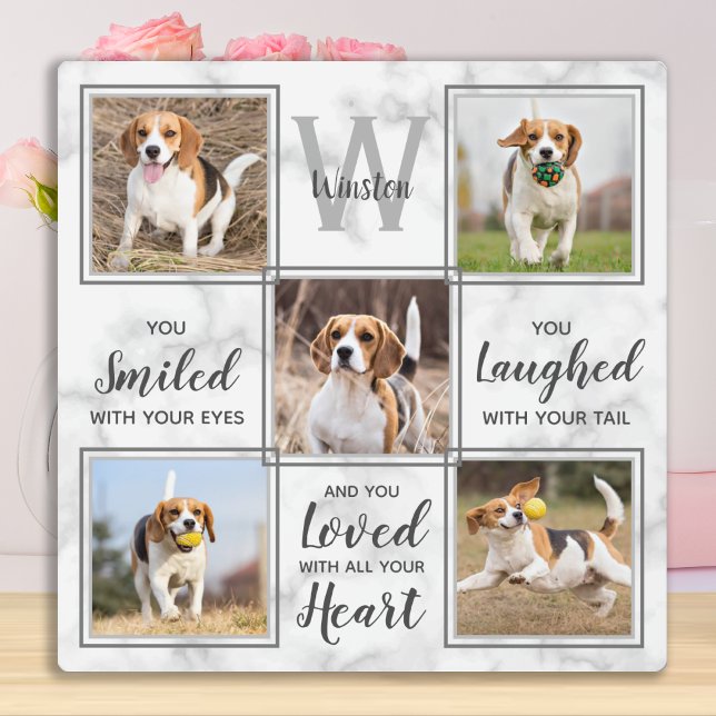 Personalised Photo Collage  Keepsake Pet Memorial Plaque (Creator Uploaded)