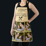 Personalised Photo Collage Kitchen Apron<br><div class="desc">Make Mother's Day extra special with this custom photo collage kitchen apron, featuring your favourite pictures and personalised text. Perfect for moms, grandmas, or any special woman who loves cooking, baking, or grilling! This high-quality apron allows you to showcase cherished family memories, creating a unique and sentimental gift. Ideal for...</div>