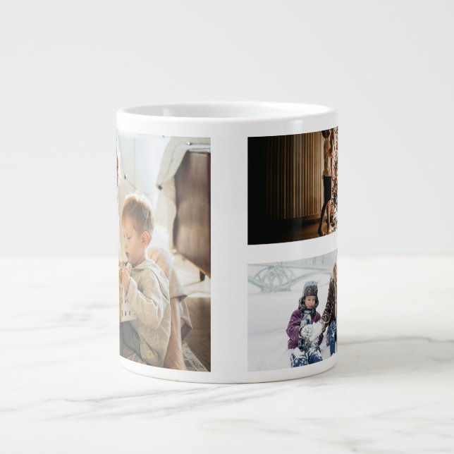 Personalised Photo Collage Large Coffee Mug (Front)