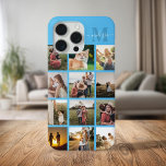 Personalised Photo Collage Monogram<br><div class="desc">Personalised Photo Collage Monogram iPhone Case</div>