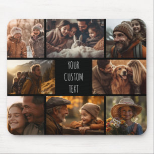 personalised photo collage mouse mat