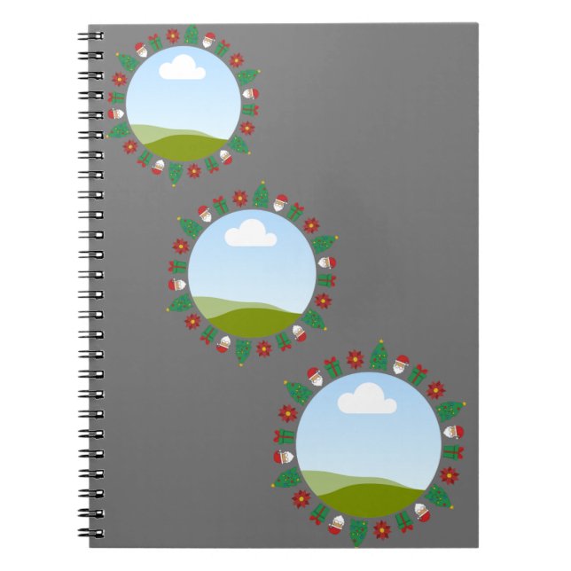Personalised Photo Collage Notebook (Front)