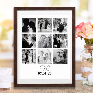 Personalised Photo Collage Personalised Gift Poster