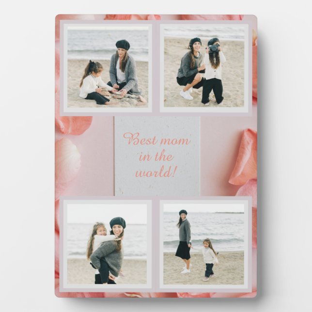 Personalised Photo Collage Plaque (Front)