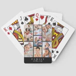 Personalised Photo Collage Playing Cards