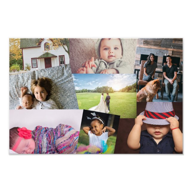 Personalised Photo Collage Print (Front)