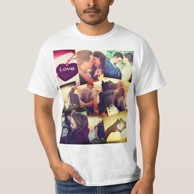 Personalised photo collage T-Shirt (Front)