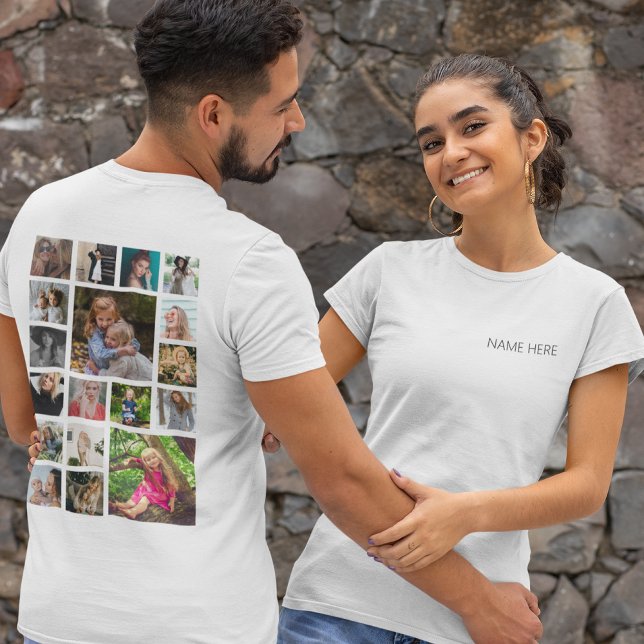 Personalised Photo Collage T-Shirt (Creator Uploaded)